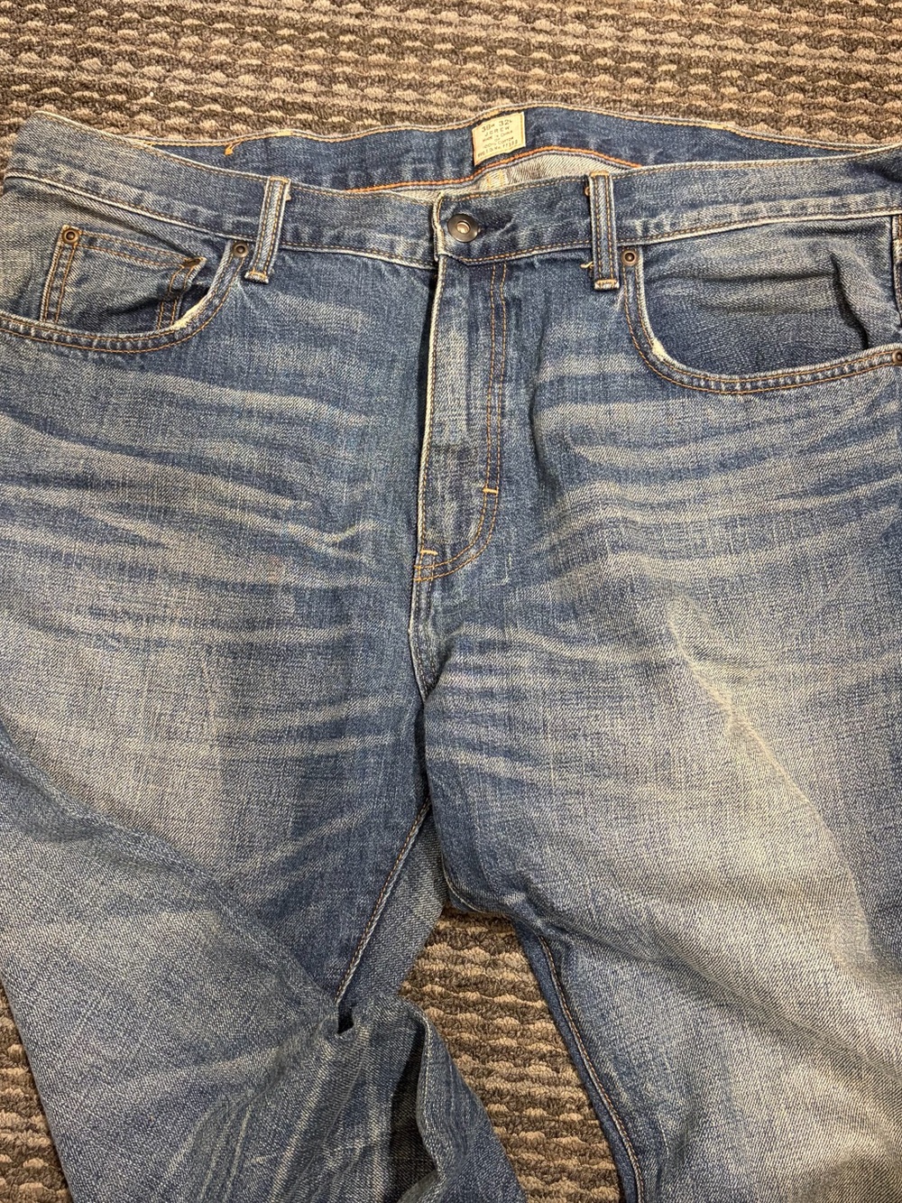 J.CREW Vintage Bootcut Jeans Mens 38x32 Medium Wash - Picture 2 of 5